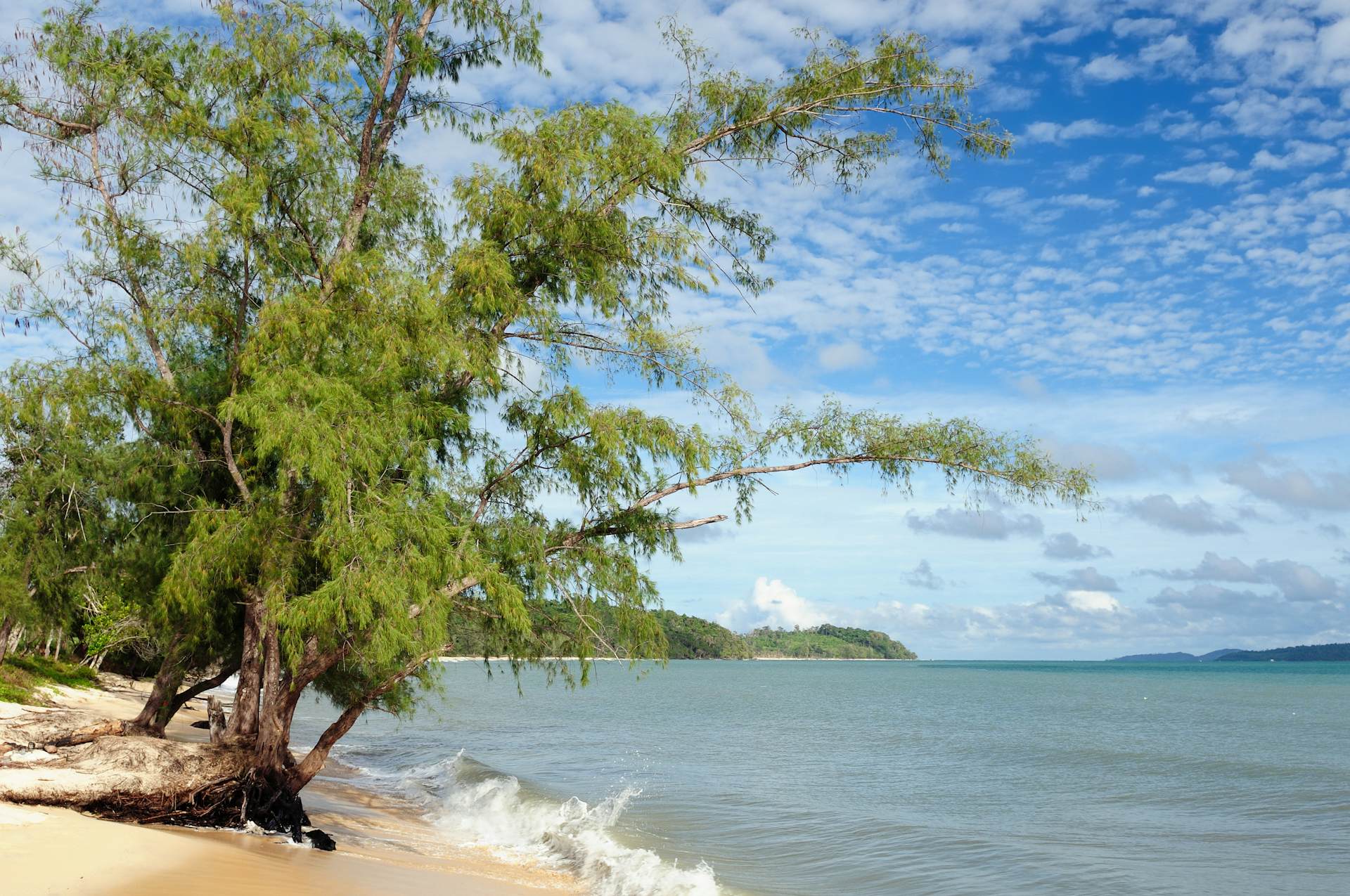 Beach in the Koh Sdach archipelago near Botum Sakor National Park, Cambodia